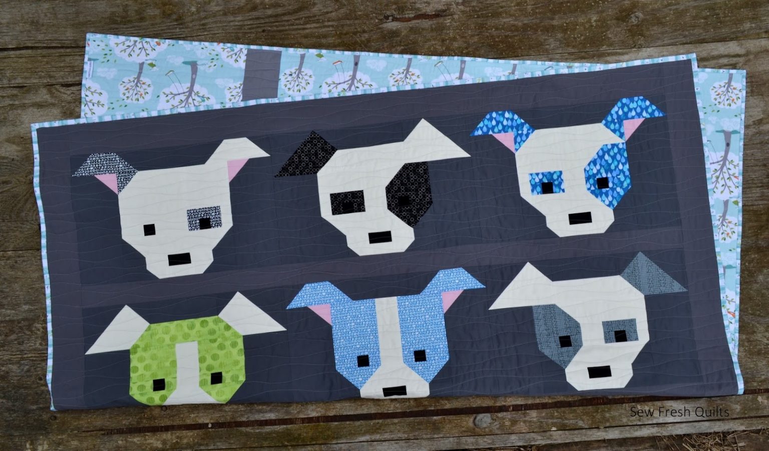 Dog Gone Cute PDF Quilt Pattern Instant Download