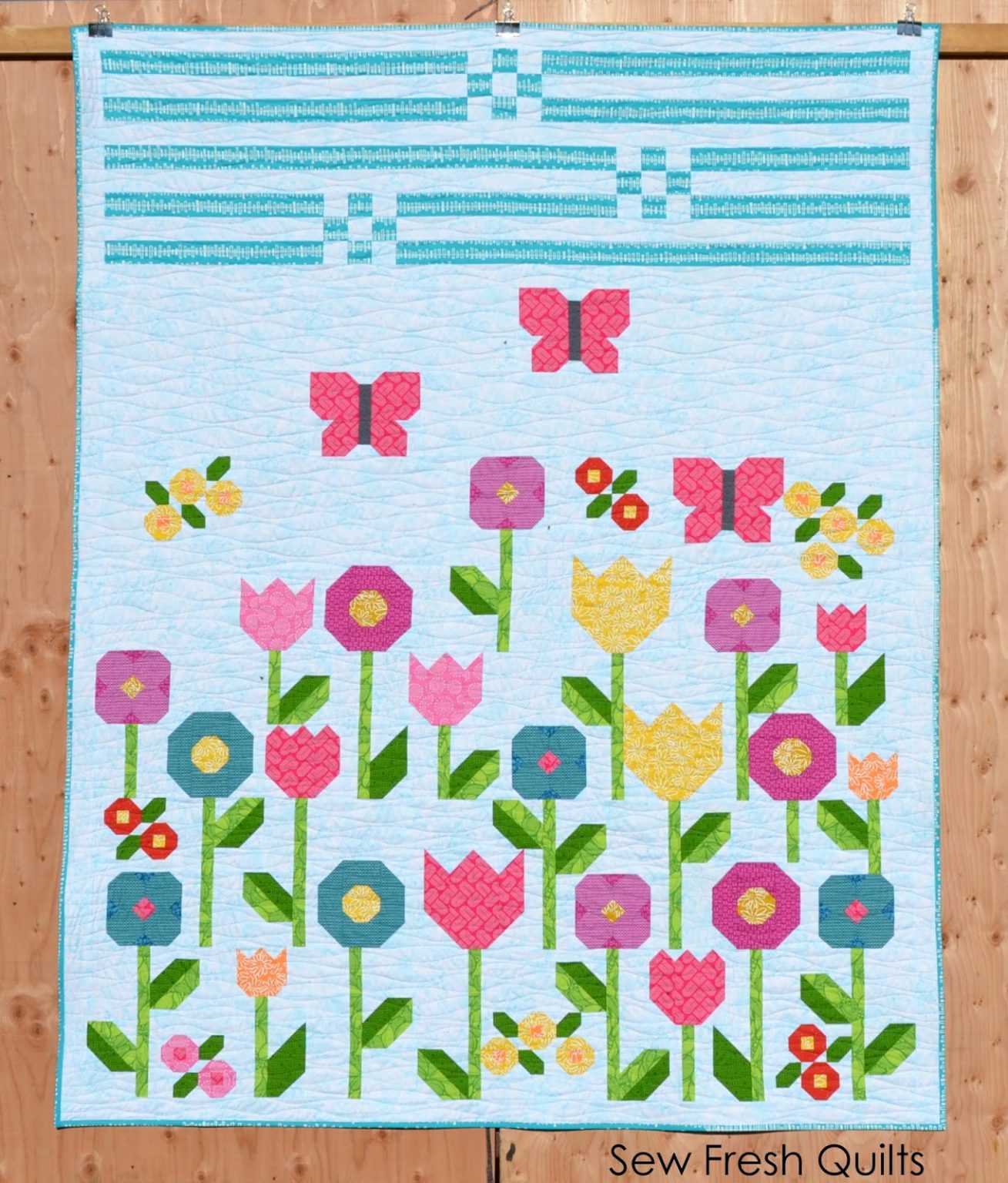 Flowers PDF Quilt Pattern Instant Download – Sew Fresh Quilts