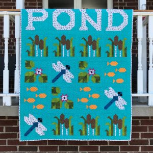 P is for POND - PDF Quilt Pattern Instant Download