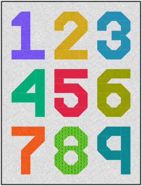 Back 2 School complete Alphabet and Numbers PDF Quilt Pattern Instant ...