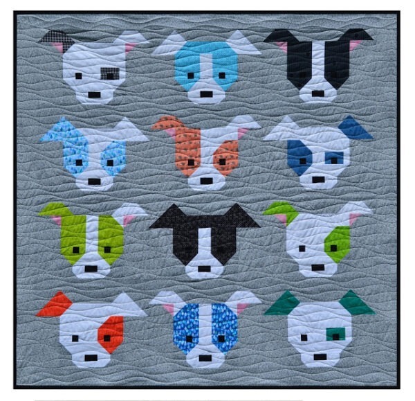 Dog Gone Cute 2 PDF Quilt Patterns Instant Download – Sew Fresh Quilts