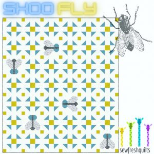 Shoo Fly Traditional with Modern Twist Quilt Pattern, PDF, Instant Download