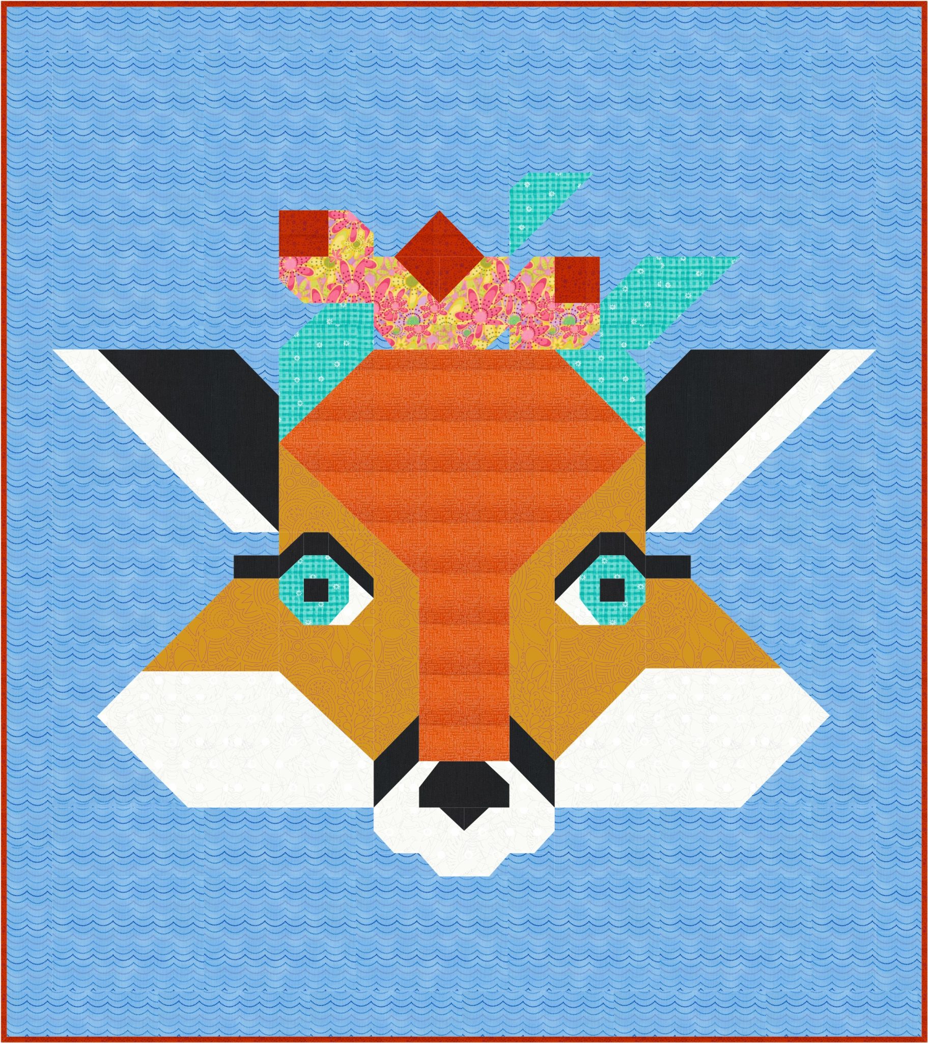 Baby Animals – Fox – PDF Quilt Pattern Instant Download – Sew Fresh Quilts