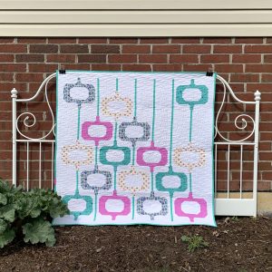 Mod Pods Mid Century Modern Quilt ready to ship within CANADA