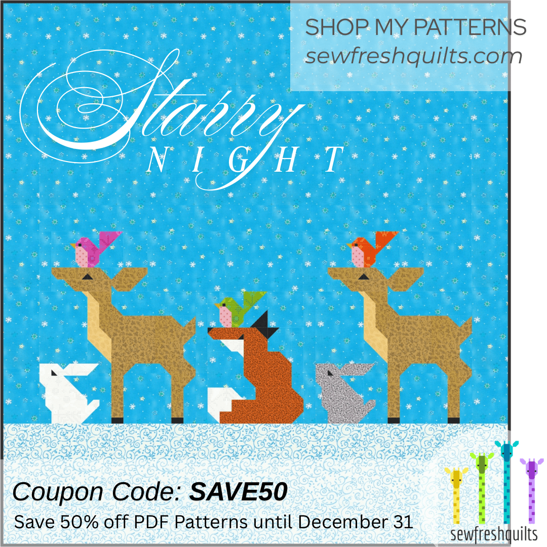 Starry Night - PDF Quilt Pattern Instant Download