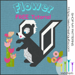 Bambi Flower - PDF Quilt Pattern Instant Download