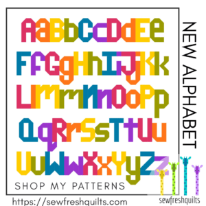 NEW Alphabet - PDF Quilt Pattern Instant Download