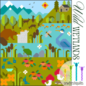 Wild Wetlands - PDF Quilt Pattern Instant Download