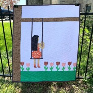 Spring Swing Modern Quilt ready to ship within CANADA