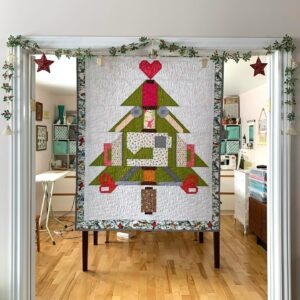 Christmas in the Sewing Room Modern Quilt ready to ship within CANADA