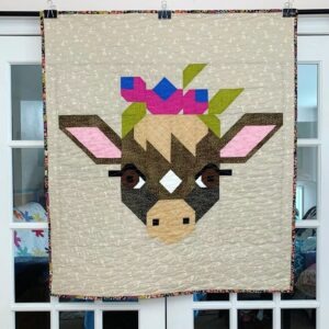 Big Baby Calf Modern Quilt ready to ship within CANADA