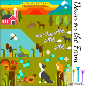 Down on the Farm - PDF Quilt Pattern Instant Download