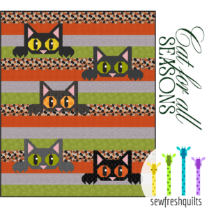 A Cat for all Seasons - PDF Quilt Pattern Instant Download